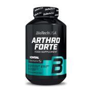 Frasco de suplemento alimentar 120 comprimidos Biotech USA Arthro Forte