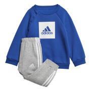 Miúdo de fato de treino para desporto adidas 3-Stripes Fleece Jogger Set
