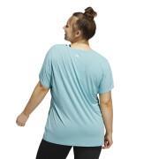 T-shirt tamanho grande mulher adidas 3-Stripes Training