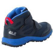 Sapatos de caminhadas para crianças Jack Wolfskin Woodland Texapore id Mid VC