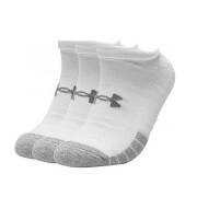 Conjunto de 3 pares de meias invisíveis para crianças Under Armour Heatgear®